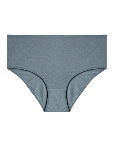 Majtki damskie maxi bikini wygodne z modalu wysoki stan 3-pak - WIELOKOLOROWY - produkt 2
