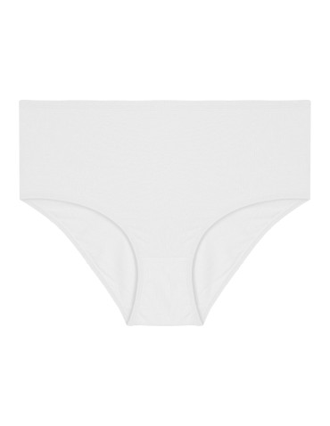 Majtki z wysokim stanem - Majtki damskie maxi bikini wygodne z modalu wysoki stan 3-pak WIELOKOLOROWY - produkt 3