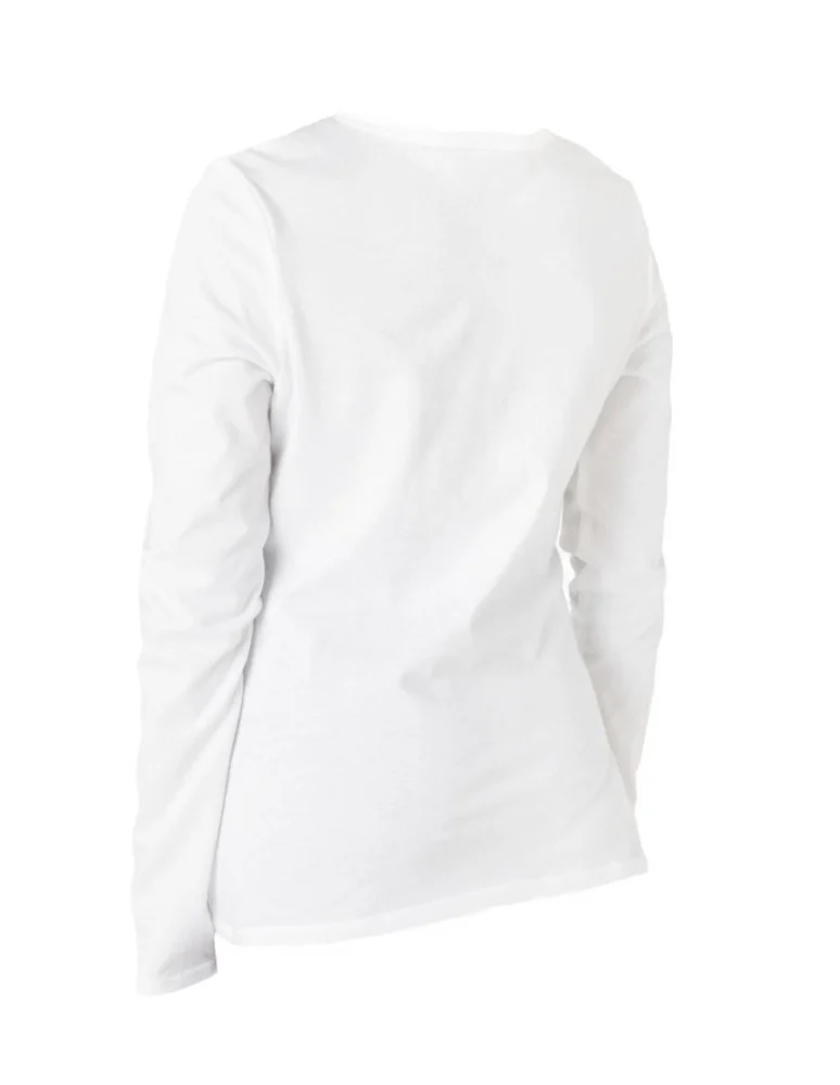 Dzieci - Bluzka dziecięca longsleeve bawełniana z długim rękawem BIAŁY - produkt moraj.pl 4