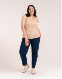 Koszulka damska na ramiączkach Tank-Top bawełniana Plus Size