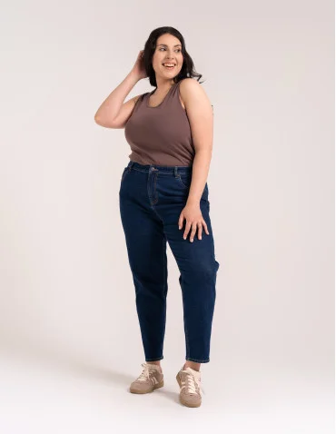Koszulka damska na ramiączkach Tank-Top bawełniana Plus Size - produkt 2