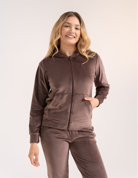 Bluza damska welurowa...