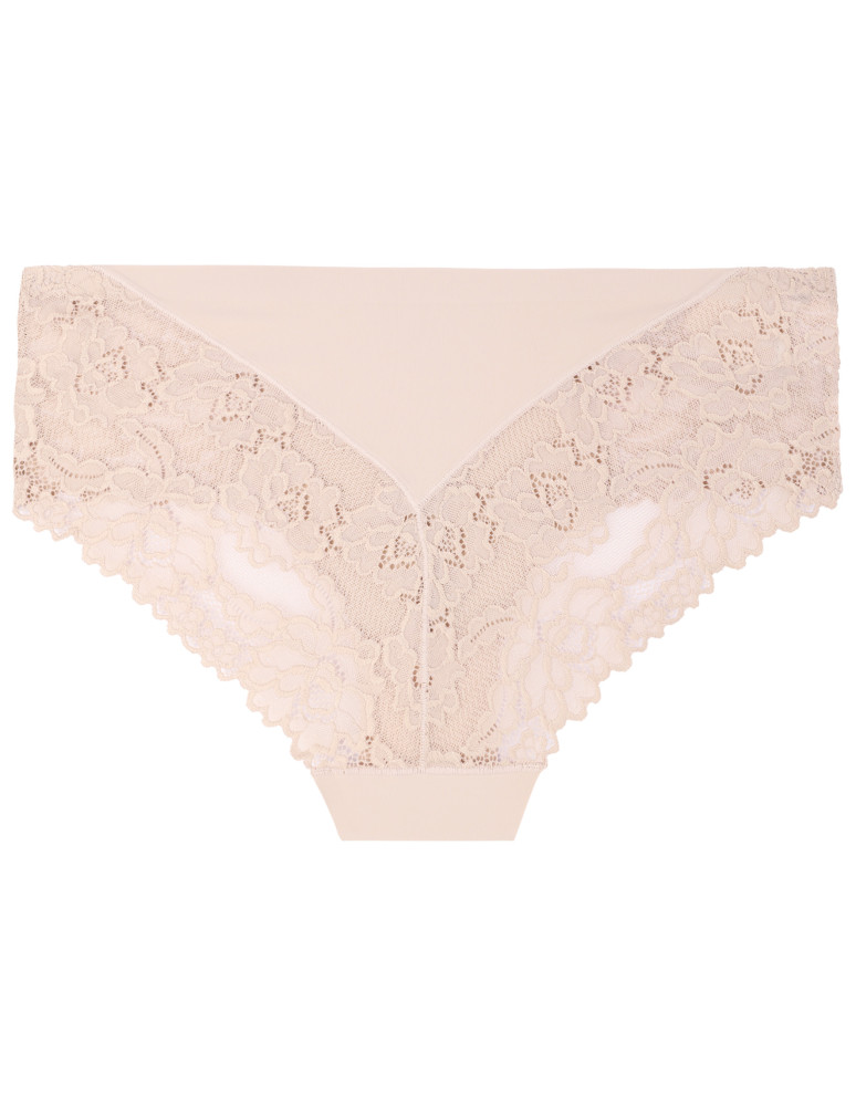 Nowości - Majtki damskie bikini laserowo cięte z efektownym koronkowym tyłem 3-pak WIELOKOLOROWY - produkt moraj.pl 2