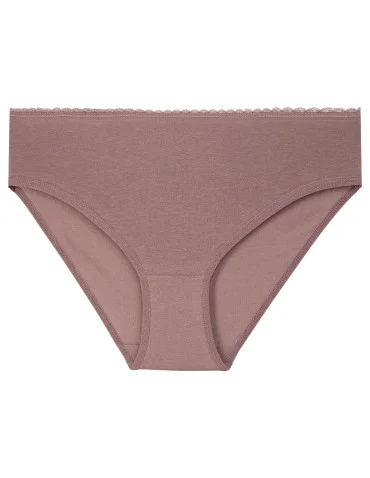 Wygodne figi damskie majtki bikini komplet bawełniane z koronką 3-pak - produkt 2