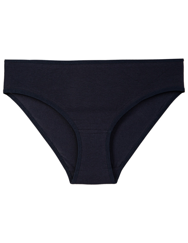 Majtki figi - Zestaw komfortowych fig damskich bawełniany komplet bikini 3-pak WIELOKOLOROWY - produkt moraj.pl 3