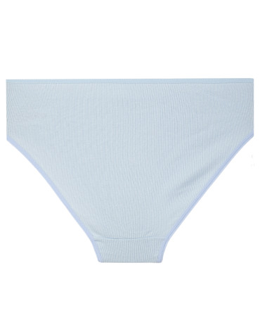 Majtki damskie prążkowane bikini bawełniane o klasycznym kroju 3-pak  - produkt 2