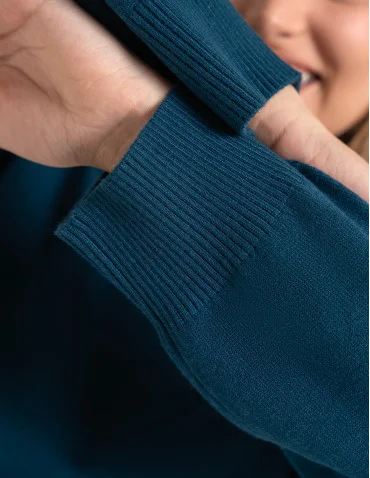 Sweter damski wiskozowy krój boxy miękki sweter damski luźny pudełkowy fason wygodny na co dzień  - produkt 2
