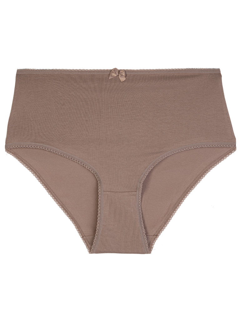 Majtki z wysokim stanem - Figi damskie maxi bikini majtki z wysokim stanem bawełniane 5-pak WIELOKOLOROWY  - produkt moraj.pl 3