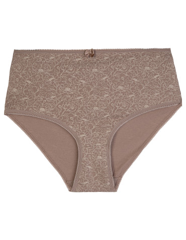 Majtki z wysokim stanem - Figi damskie maxi bikini majtki z wysokim stanem bawełniane 5-pak WIELOKOLOROWY - produkt 6
