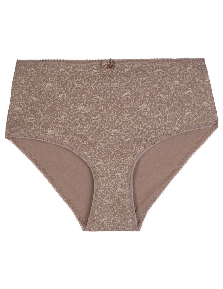 Majtki z wysokim stanem - Figi damskie maxi bikini majtki z wysokim stanem bawełniane 5-pak WIELOKOLOROWY  - produkt moraj.pl 6