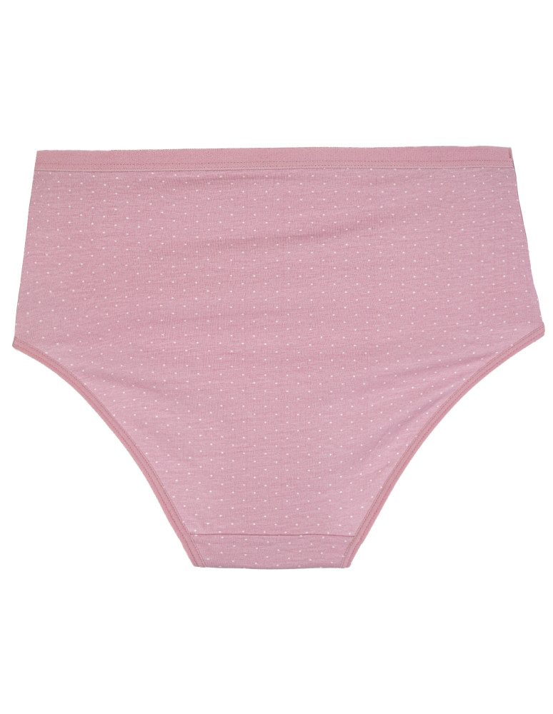 Majtki z wysokim stanem - Majtki damskie maxi bikini bawełniane figi wzór w drobne kropki 5-pak WIELOKOLOROWY - produkt moraj.pl 7