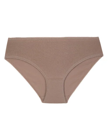 Majtki damskie bawełniane bikini prążkowane na co dzień 3-pak - produkt 2