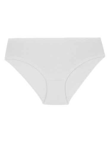 Majtki figi - Majtki damskie bawełniane bikini prążkowane na co dzień 3-pak WIELOKOLOROWY - produkt 5