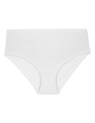 Majtki z wysokim stanem - Figi damskie bikini maxi bawełniane w prążek z wysokim stanem 3-pak WIELOKOLOROWY - produkt 5