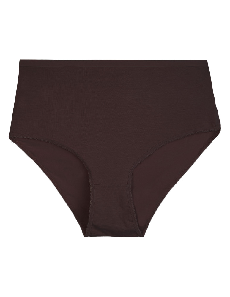 Majtki z wysokim stanem - Figi damskie maxi bikini z wiskozy bambusowej gładkie majtki z wysokim stanem 4-pak WIELOKOLOROWY - produkt moraj.pl 5
