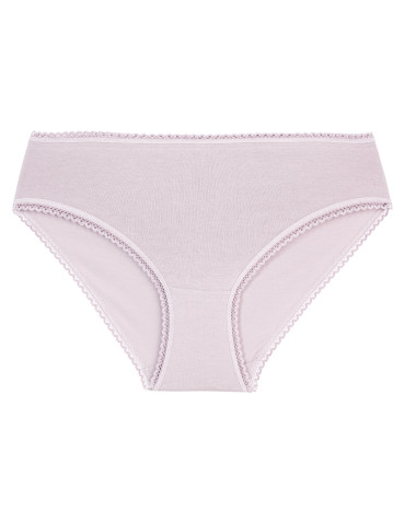 Majtki figi - Figi damskie bikini bawełniane w drobne serduszka i gładkie bez wzoru 6-pak WIELOKOLOROWY - produkt 8