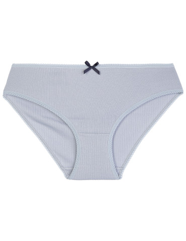 Wygodne figi damskie bikini bawełniane gładkie i wzorzyste w kwiatki zestaw 6-pak - WIELOKOLOROWY - produkt 2
