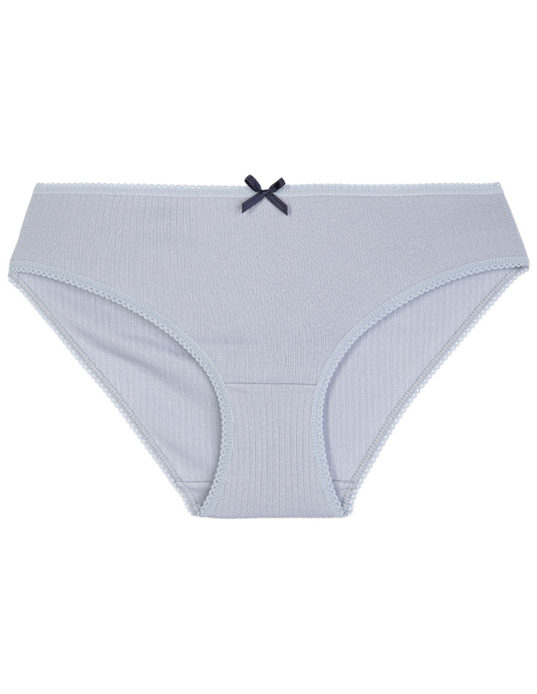 Majtki figi - Wygodne figi damskie bikini bawełniane gładkie i wzorzyste w kwiatki zestaw 6-pak WIELOKOLOROWY - produkt moraj.pl 2