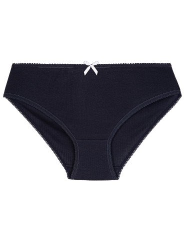Majtki figi - Wygodne figi damskie bikini bawełniane gładkie i wzorzyste w kwiatki zestaw 6-pak WIELOKOLOROWY - produkt 6