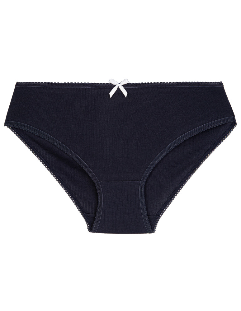 Majtki figi - Wygodne figi damskie bikini bawełniane gładkie i wzorzyste w kwiatki zestaw 6-pak WIELOKOLOROWY - produkt moraj.pl 6