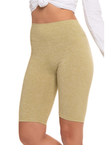 Legginsy damskie - Legginsy damskie wysoki stan typu kolarka peach touch ZIELONY - produkt 8