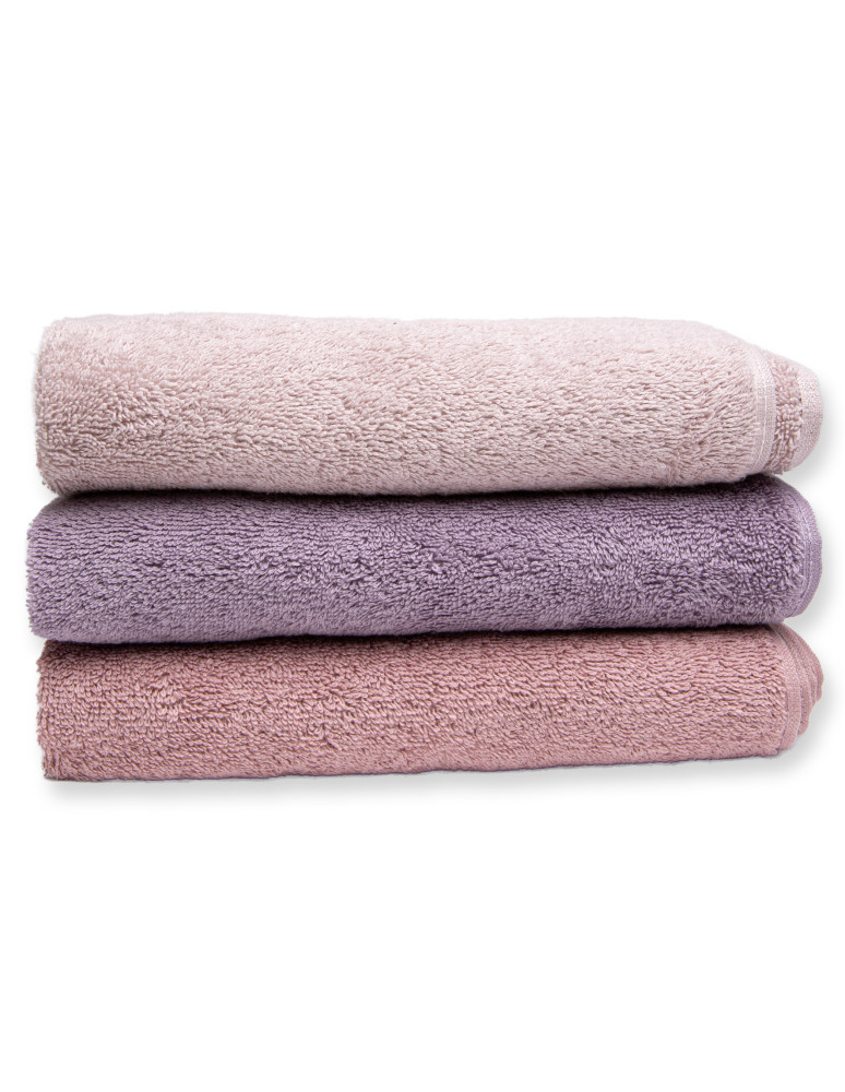 Kąpielowe - Ręcznik łazienkowy bawełniany 50x100 cm miękki i chłonny z żakardową bordiurą lurex RÓŻOWY  - produkt moraj.pl 5