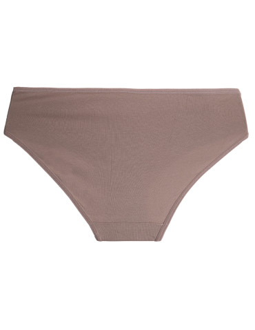 Majtki figi - Majtki damskie bikini z miękkiego modalu figi z koronkowym pasem 3-pak WIELOKOLOROWY - produkt 3