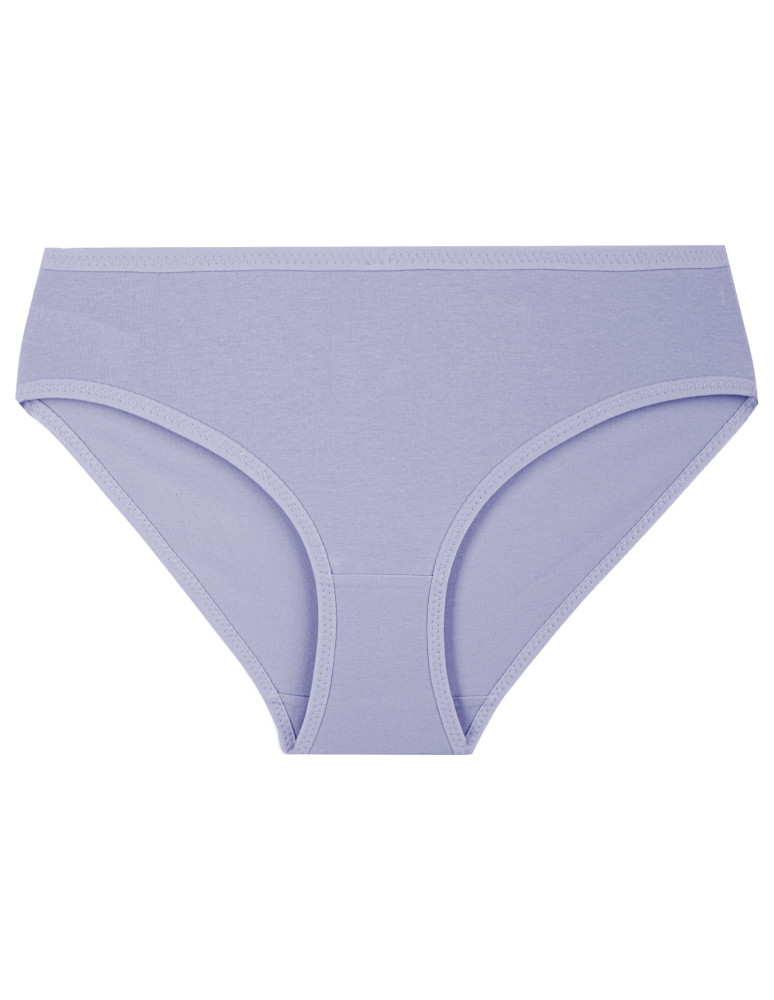 Majtki figi - Figi damskie bikini bawełniane klasyczne gładkie w pastelowych kolorach 3-pak WIELOKOLOROWY  - produkt moraj.pl 4
