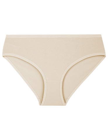 Majtki figi - Figi damskie bikini bawełniane klasyczne gładkie w pastelowych kolorach 3-pak WIELOKOLOROWY - produkt 5