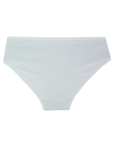 Majtki figi - Figi damskie bikini bawełniane klasyczne gładkie w pastelowych kolorach 3-pak WIELOKOLOROWY - produkt 3