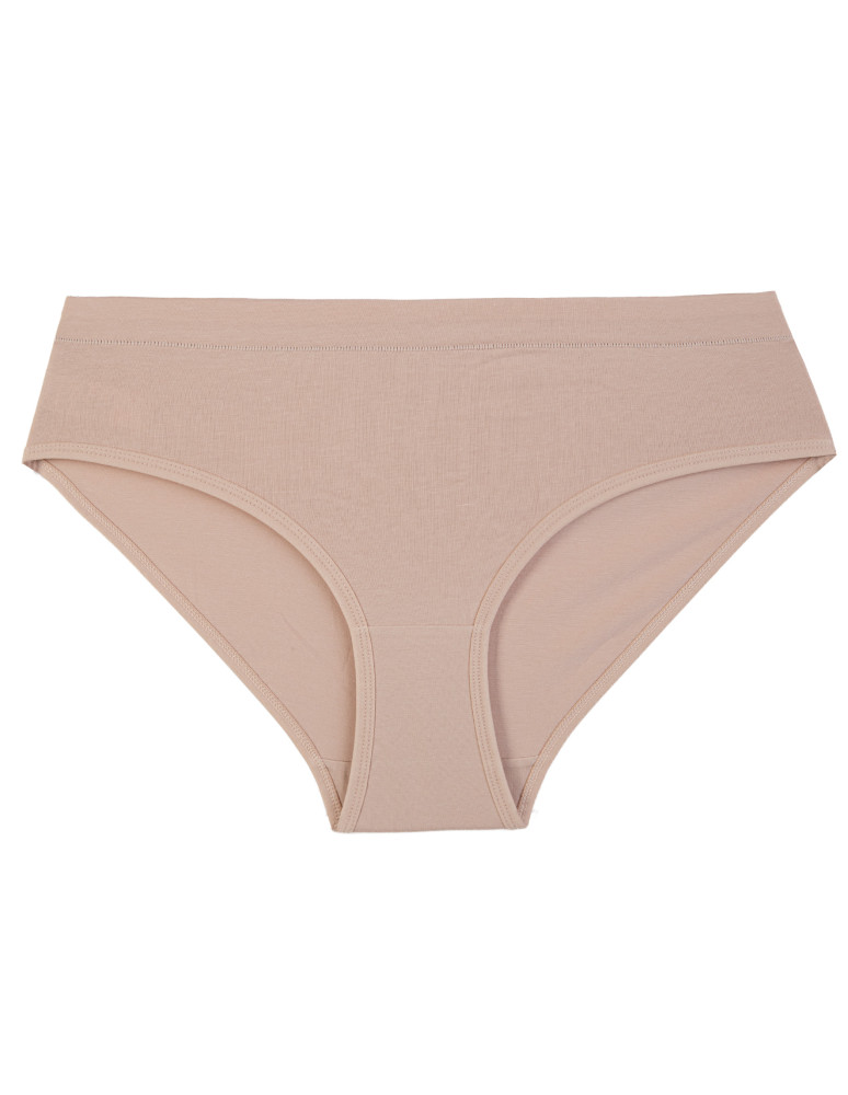 Majtki figi - Figi damskie bikini bawełniane klasyczne gładkie majtki basic 3-pak WIELOKOLOROWY - produkt moraj.pl 2