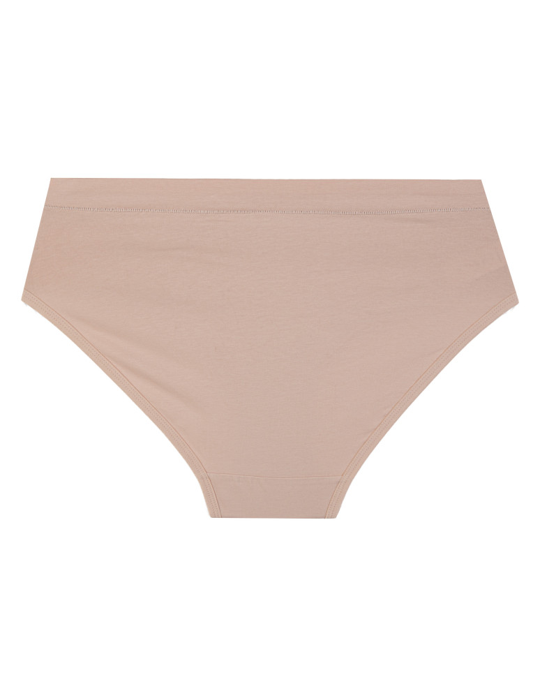 Majtki figi - Figi damskie bikini bawełniane klasyczne gładkie majtki basic 3-pak WIELOKOLOROWY - produkt moraj.pl 3