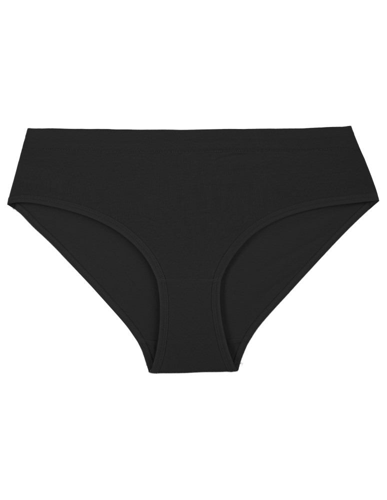 Majtki figi - Figi damskie bikini bawełniane klasyczne gładkie majtki basic 3-pak WIELOKOLOROWY - produkt moraj.pl 5