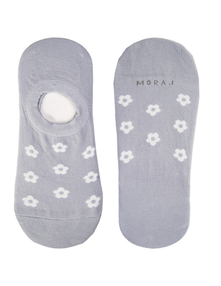 Niskie stopki - Skarpetki niskie stopki damskie bawełniane w stokrotki 4-pak - produkt moraj.pl 4