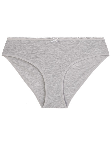 Majtki figi - Figi damskie bawełniane majtki bikini z kokardką 4-pak WIELOKOLOROWY - produkt 5