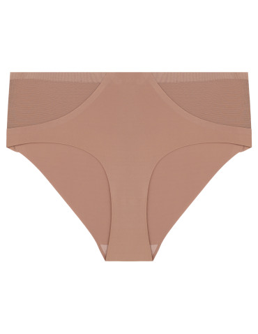 Damskie bikini figi bezszwowe z siateczką 3-pak - WIELOKOLOROWY  - produkt 2