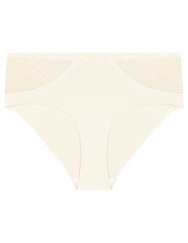 Majtki figi - Damskie bikini figi bezszwowe z siateczką 3-pak WIELOKOLOROWY - produkt 4
