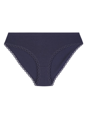 Majtki figi - Figi damskie koronkowe z bawełny majtki bikini gładkie i ze wzorem 4-pak WIELOKOLOROWY - produkt 4