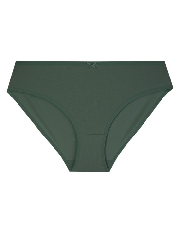 Figi damskie bawełniane klasyczne majtki typu bikini z kokardką 4-pak - WIELOKOLOROWY  - produkt 2