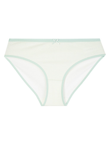 Majtki figi - Figi damskie bawełniane klasyczne majtki typu bikini z kokardką 4-pak WIELOKOLOROWY - produkt 5
