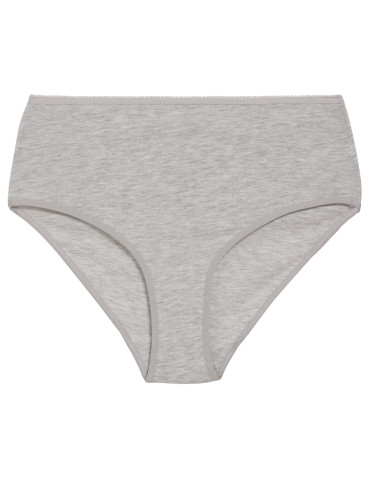 Majtki z wysokim stanem - Figi damskie bawełniane majtki elastyczne maxi bikini z wyższym stanem 5-pak WIELOKOLOROWY - produkt 7