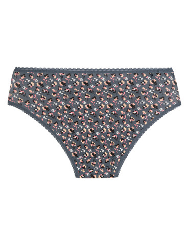 Majtki figi - Majtki damskie bawełniane bikini z kokardką i koronką 3-pak  - produkt 3