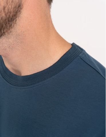 T-shirt męski z bawełny merceryzowanej 100% Premium koszulka gładka z kr&oacute;tkim rękawem  - produkt 2