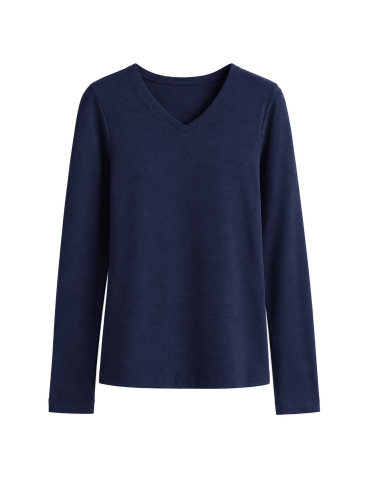 Longsleeve bawełniane Slim Fit Wielopak bawełniany z dekoltem V 3-pak XL - produkt 2
