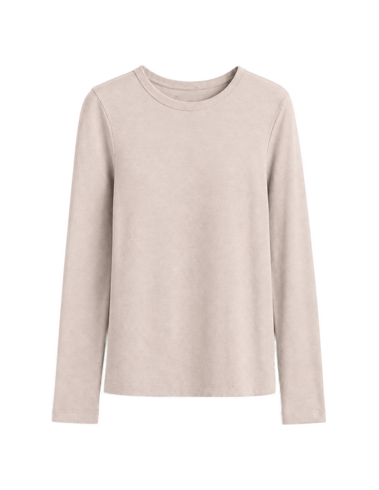 Bluzki z długim rękawem - Gładkie bluzki damskie longsleeve dopasowane Wielopak z długim rękawem 3-pak L - produkt moraj.pl 3