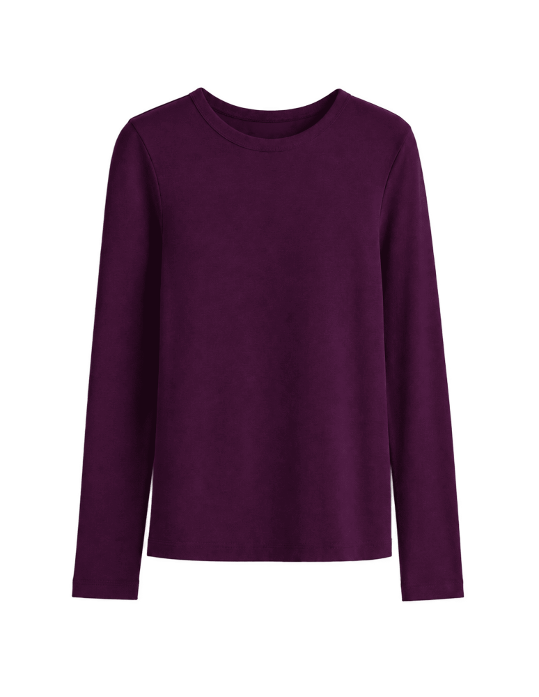 Bluzki z długim rękawem - Wielopak longsleeve damski zestaw bawełnianych bluzek damskich 3-pak L - produkt moraj.pl 2