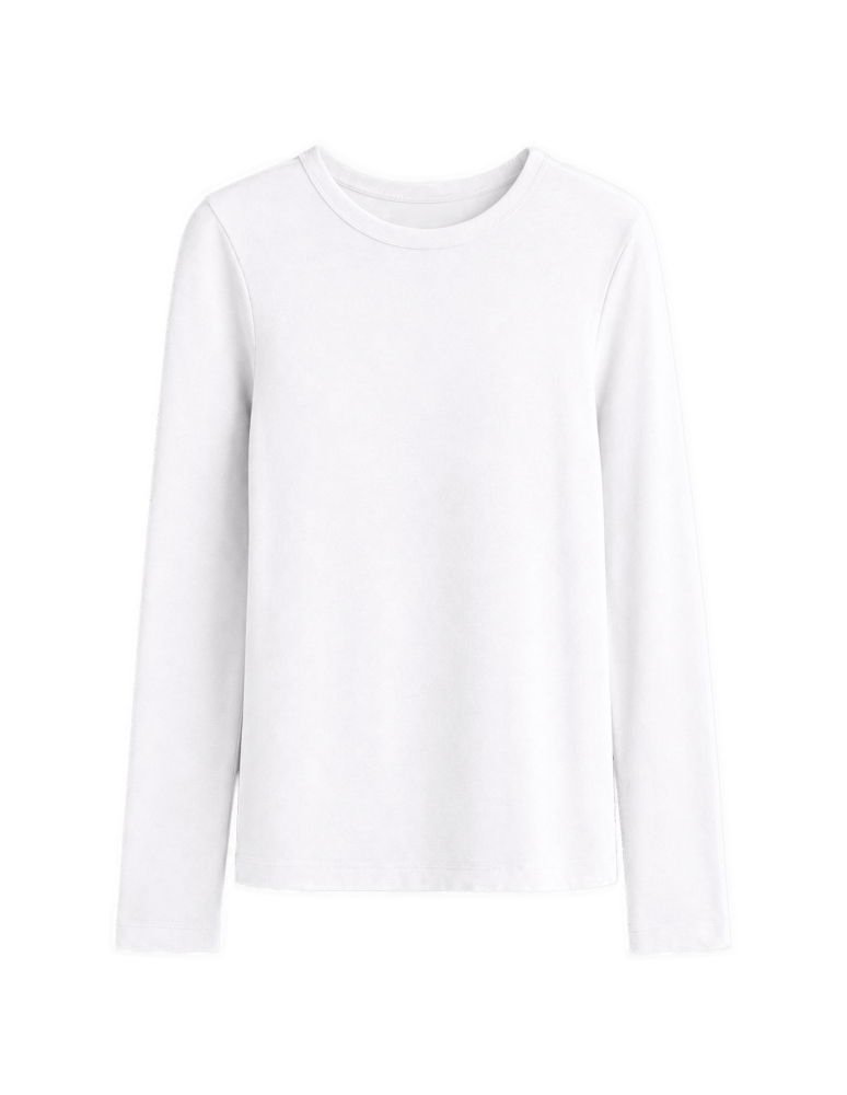 Bluzki z długim rękawem - Wielopak longsleeve damski zestaw bawełnianych bluzek damskich 3-pak L - produkt moraj.pl 3