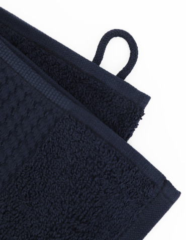 Ręcznik łazienkowy bawełniany frotte 50x100 cm miękki i chłonny - GRANATOWY