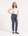 Eleganckie spodnie damskie casual SZARY
