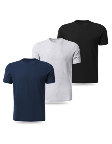 Zestaw t-shirt&oacute;w męskich na co dzień 3-pak XL